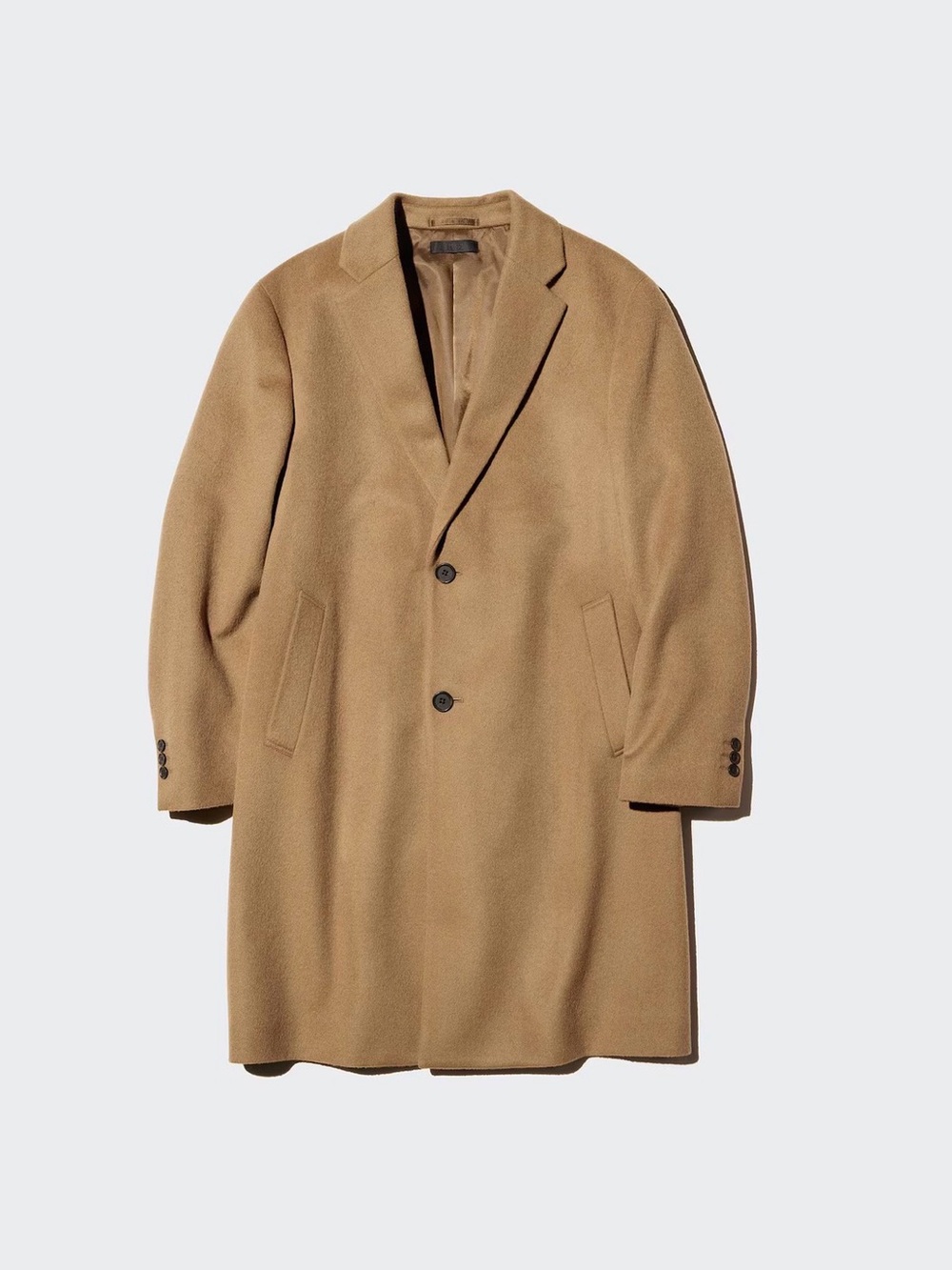 Uniqlo Wool Cashmere Chesterfield Coat